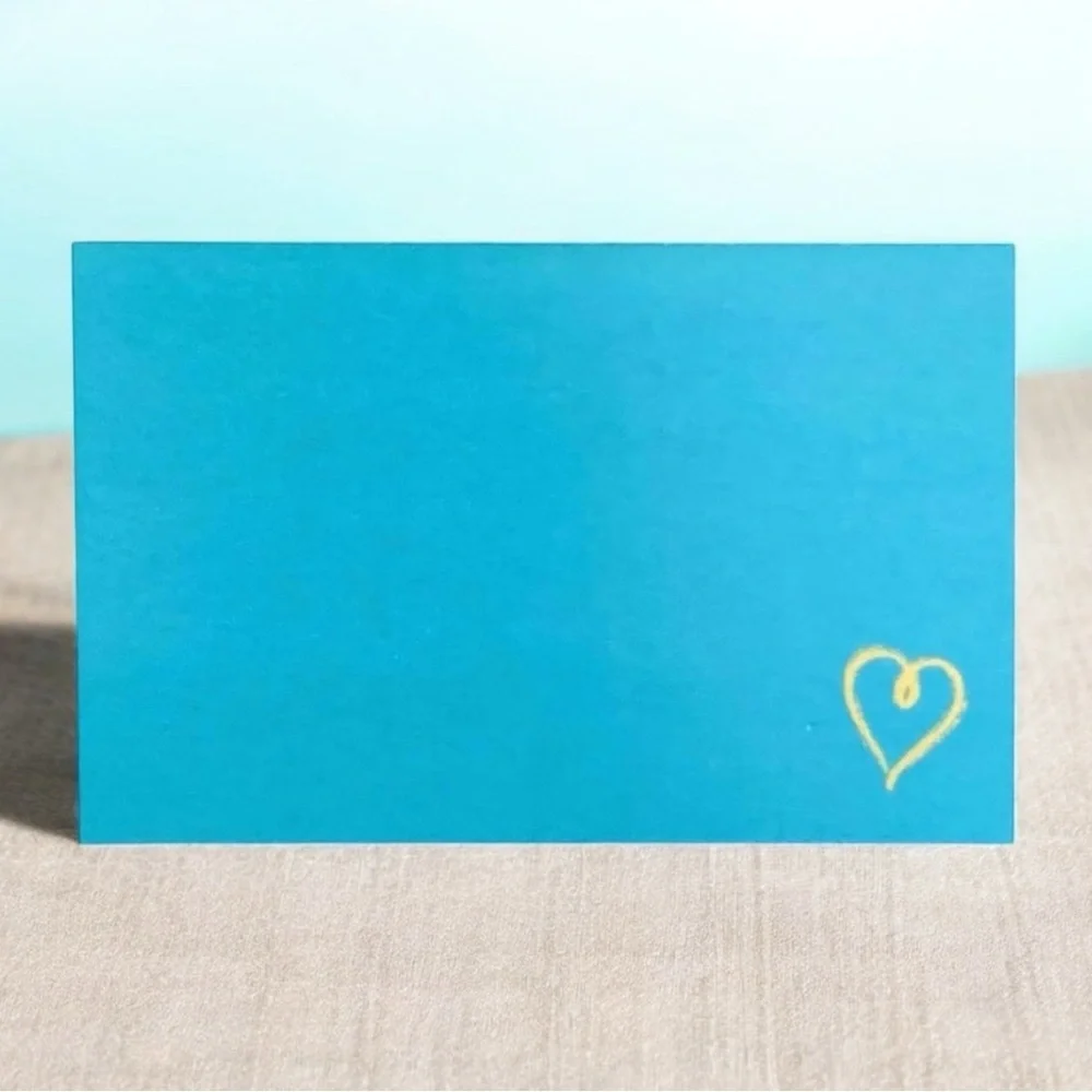 20 Thank You Cards (2x3.5in)